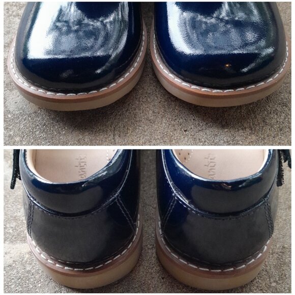 Elephantito Toddler Dark Navy Blue Mary Jane Toddler Shoes sz 10 - Picture 7 of 8